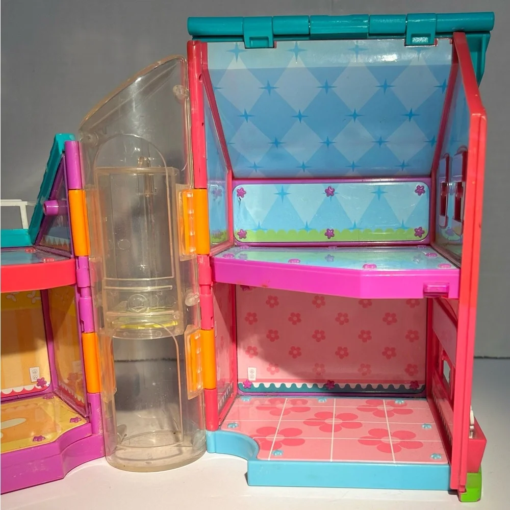 Polly Pocket Magnetic Doll House Elevator Mattel 2002 House Only - Picture 8 of 10